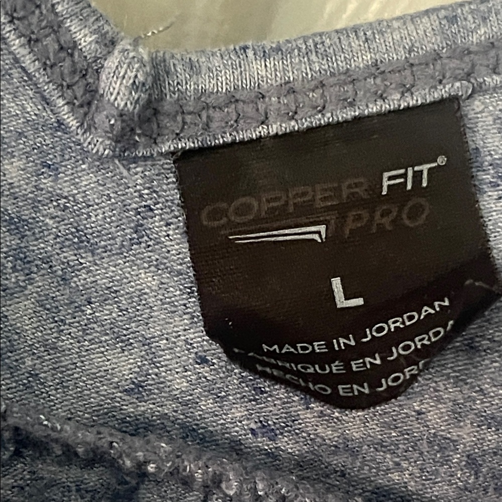 Blue Copper Fit Sleeveless Women's Top Size L - Picture 3 of 6